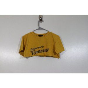 Urban Outfitters Shirt Womens M Yellow Tennessee Cotton Short Sleeve Tee